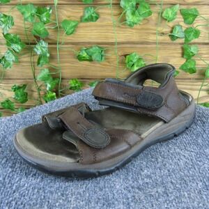 Clarks‎ Men's Active Air Ankle Strap Brown Leather Size 9 Medium  Used 2025